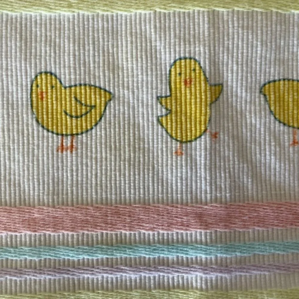 blossoms&blooms Placemats (4) Bunny, Chick, Floral Stripe Pattern from K…